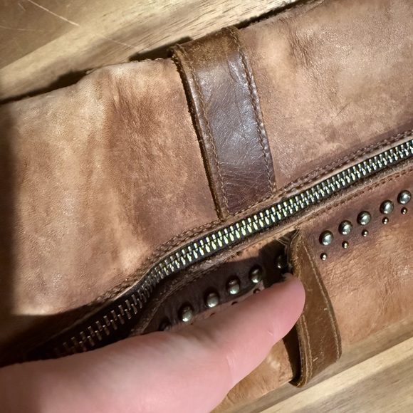 Corral Western Boots Womens Round Harness Buckles 8.5 M Cognac C2966 - Picture 3 of 10